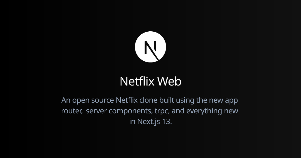 Screenshot of netflx-web website